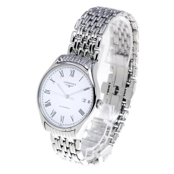 LONGINES reel L4.860.4 Date white Dial Automatic Men's Watch_829740